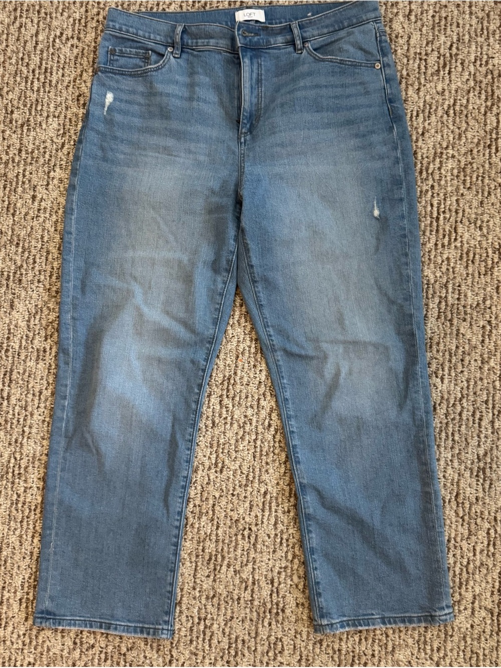 LOFT Medium Blue Ankle Jeans